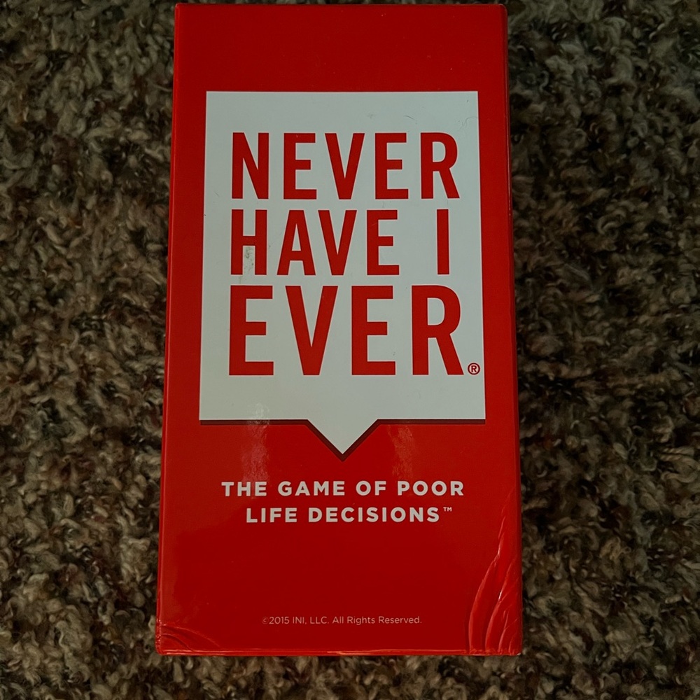 Never Have I Ever Card Game